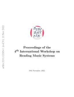 Proceedings of the 4th International Workshop on Reading Music Systems