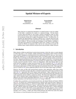 Spatial Mixture-of-Experts