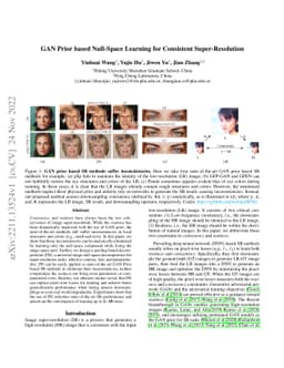 GAN Prior based Null-Space Learning for Consistent Super-Resolution