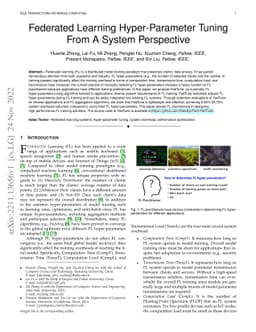 Federated Learning Hyper-Parameter Tuning from a System Perspective