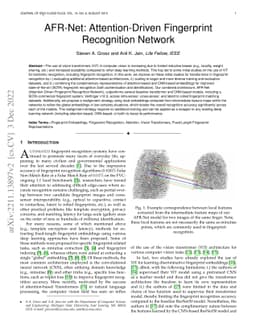 AFR-Net: Attention-Driven Fingerprint Recognition Network