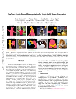 SpaText: Spatio-Textual Representation for Controllable Image Generation