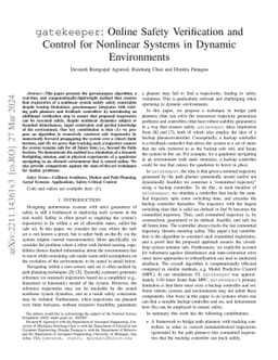 gatekeeper: Online Safety Verification and Control for Nonlinear Systems
  in Dynamic Environments