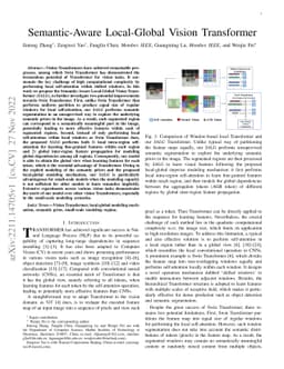 Semantic-Aware Local-Global Vision Transformer