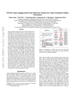 STAGE: Span Tagging and Greedy Inference Scheme for Aspect Sentiment
  Triplet Extraction