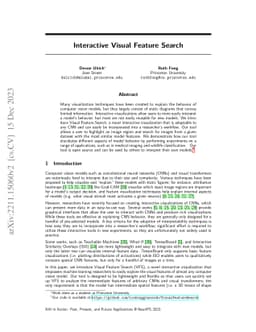 Interactive Visual Feature Search