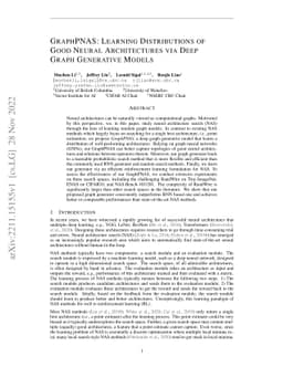 GraphPNAS: Learning Distribution of Good Neural Architectures via Deep
  Graph Generative Models