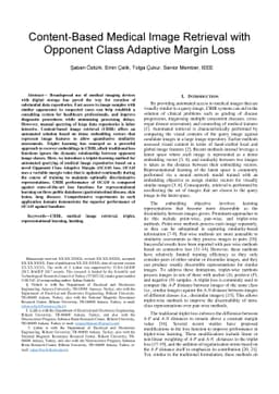 Content-Based Medical Image Retrieval with Opponent Class Adaptive
  Margin Loss