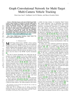 Graph Convolutional Network for Multi-Target Multi-Camera Vehicle
  Tracking