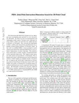 PIDS: Joint Point Interaction-Dimension Search for 3D Point Cloud