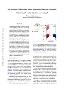 Soft Alignment Objectives for Robust Adaptation of Language Generation