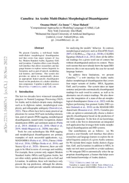 Camelira: An Arabic Multi-Dialect Morphological Disambiguator