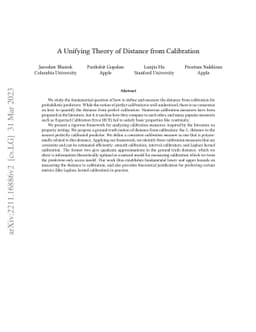 A Unifying Theory of Distance from Calibration
