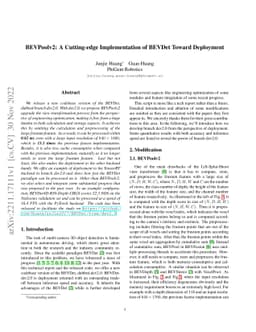 BEVPoolv2: A Cutting-edge Implementation of BEVDet Toward Deployment
