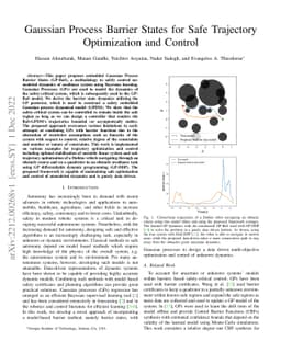 Gaussian Process Barrier States for Safe Trajectory Optimization and
  Control