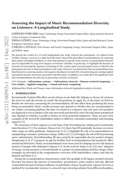 Assessing the Impact of Music Recommendation Diversity on Listeners: A
  Longitudinal Study