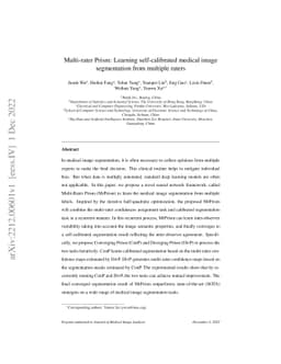 Multi-rater Prism: Learning self-calibrated medical image segmentation
  from multiple raters