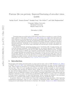 Finetune like you pretrain: Improved finetuning of zero-shot vision
  models