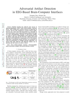 Adversarial Artifact Detection in EEG-Based Brain-Computer Interfaces