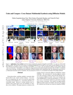 Unite and Conquer: Plug & Play Multi-Modal Synthesis using Diffusion
  Models