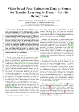 Video-based Pose-Estimation Data as Source for Transfer Learning in
  Human Activity Recognition