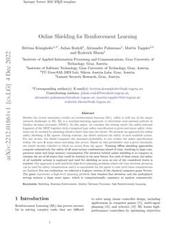 Online Shielding for Reinforcement Learning