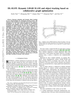 DL-SLOT: Dynamic LiDAR SLAM and object tracking based on collaborative
  graph optimization