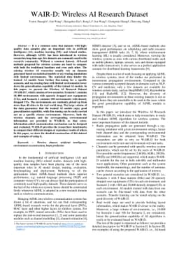 WAIR-D: Wireless AI Research Dataset