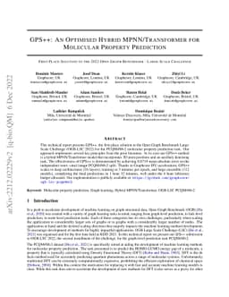 GPS++: An Optimised Hybrid MPNN/Transformer for Molecular Property
  Prediction