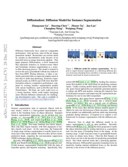 DiffusionInst: Diffusion Model for Instance Segmentation