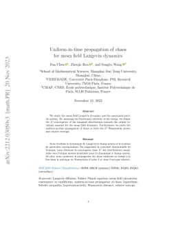 Uniform-in-time propagation of chaos for mean field Langevin dynamics