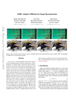 ADIR: Adaptive Diffusion for Image Reconstruction