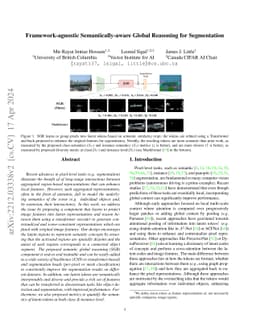 Framework-agnostic Semantically-aware Global Reasoning for Segmentation
