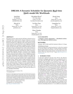 DREAM: A Dynamic Scheduler for Dynamic Real-time Multi-model ML
  Workloads