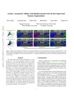 AsyInst: Asymmetric Affinity with DepthGrad and Color for Box-Supervised
  Instance Segmentation