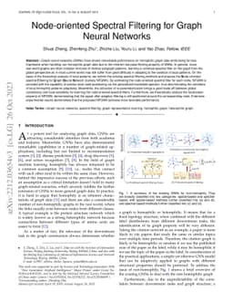 Node-oriented Spectral Filtering for Graph Neural Networks