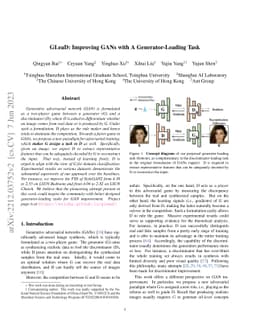 GLeaD: Improving GANs with A Generator-Leading Task