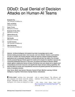 DDoD: Dual Denial of Decision Attacks on Human-AI Teams