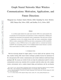 Graph Neural Networks Meet Wireless Communications: Motivation,
  Applications, and Future Directions