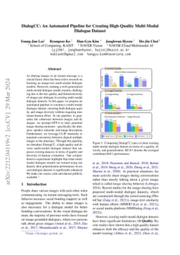 DialogCC: An Automated Pipeline for Creating High-Quality Multi-Modal
  Dialogue Dataset