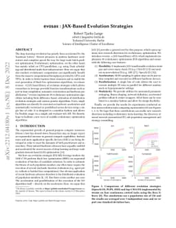 evosax: JAX-based Evolution Strategies