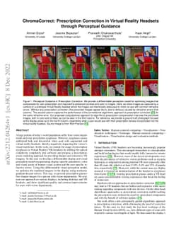 ChromaCorrect: Prescription Correction in Virtual Reality Headsets
  through Perceptual Guidance