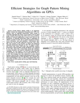 Efficient Strategies for Graph Pattern Mining Algorithms on GPUs