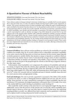 A Quantitative Flavour of Robust Reachability