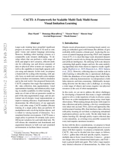 CACTI: A Framework for Scalable Multi-Task Multi-Scene Visual Imitation
  Learning