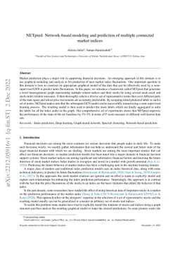 NETpred: Network-based modeling and prediction of multiple connected
  market indices
