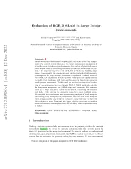Evaluation of RGB-D SLAM in Large Indoor Environments