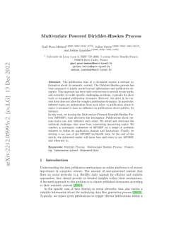 Multivariate Powered Dirichlet Hawkes Process
