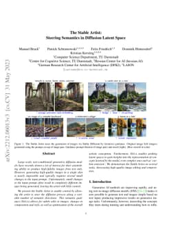 The Stable Artist: Steering Semantics in Diffusion Latent Space