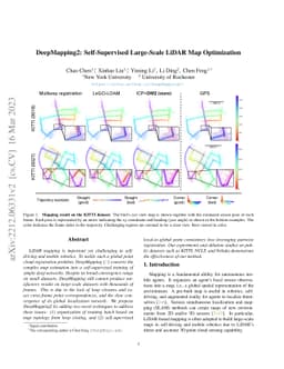 DeepMapping2: Self-Supervised Large-Scale LiDAR Map Optimization